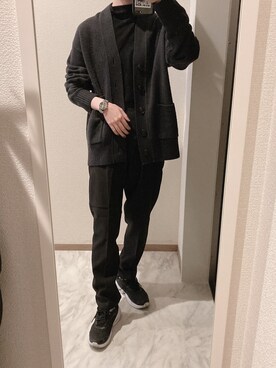 「LONGINES（ロンジン）のアイテム」を使った、苔さん（レディース・156cm）の冬コーディネート