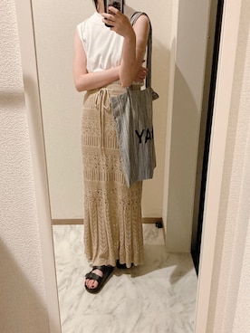 苔さん(レディース・156cm)の夏コーディネート