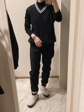 「LONGINES（ロンジン）のアイテム」を使った、苔さん（レディース・156cm）の冬コーディネート