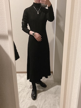 「LONGINES（ロンジン）のアイテム」を使った、苔さん（レディース・156cm）の冬コーディネート