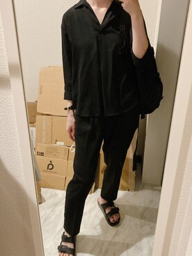 「TOGA PULLA（トーガ　プルラ）のアイテム（ブレスレット）」を使った、苔さん（レディース・157cm）の夏コーディネート