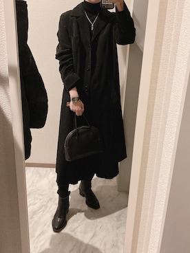 「LONGINES（ロンジン）のアイテム」を使った、苔さん（レディース・156cm）の冬コーディネート
