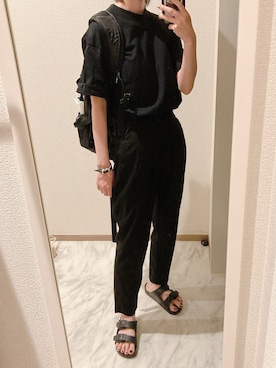 「TOGA PULLA（トーガ　プルラ）のアイテム（ブレスレット）」を使った、苔さん（レディース・156cm）の夏コーディネート
