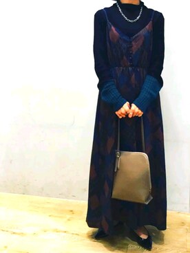 「フォロー、イイネ、お気に入り登録お願いします♡」｜「アイテム（パンプス）」を使った、Miki Nodaさん（レディース・159cm）の秋コーディネート