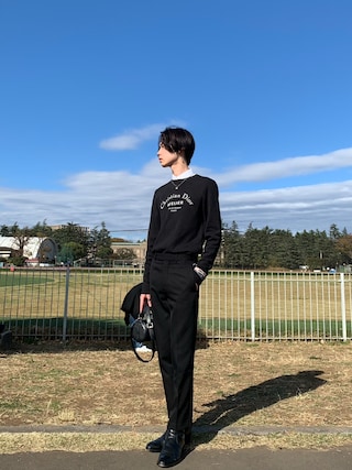 少*に様 dior homme 14aw バラニット DIOR HOMME - Dior homme 14aw 鈴蘭ニットの通販 by K