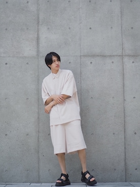 「EMMA  CLOTHES」｜「アイテム（サンダル）」を使った、SHUNSUKEさん（メンズ・178cm）の夏コーディネート