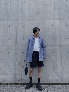 「ショートパンツ」｜SHUNSUKEさん（メンズ・178cm・10代）の夏コーディネート