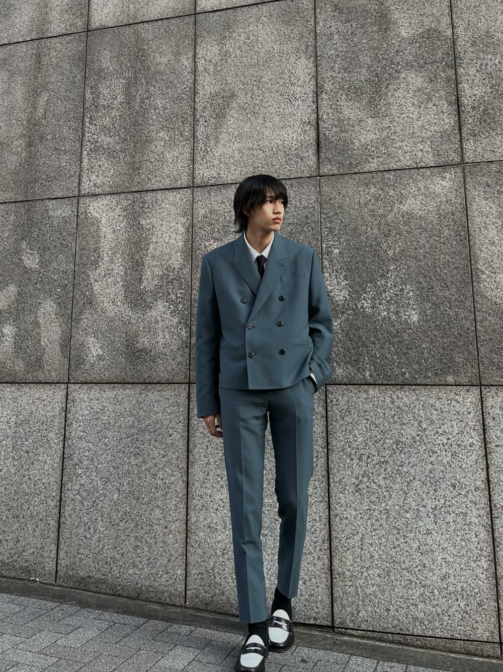 ラッドミュージシャン セットアップ スーツ テーラード 総柄　天使 LAD MUSICIAN セットアップシリーズ。 - BOOMERANG,Lola