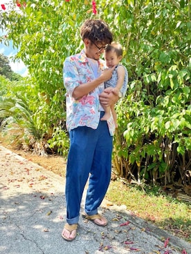 CHINさんパパさんのコーディネート