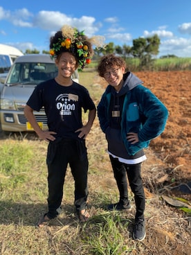 「adidas（アディダス）のアイテム（パーカー）」を使った、CHINさんパパさん（メンズ・163cm）の秋コーディネート