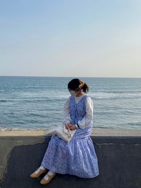 「江ノ島」｜アボカドさん（レディース・155cm）の春コーディネート