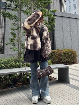 「CLEIO（クレイオ）のアイテム」を使った、pi8819さん（レディース・159cm）の冬コーディネート