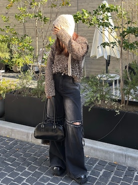 「CLEIO（クレイオ）のアイテム」を使った、pi8819さん（レディース・159cm）の冬コーディネート