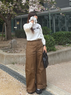 「HER CLOSET（ハークローゼット）のアイテム」を使った、pi8819さん（レディース・159cm）の春コーディネート