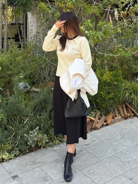 「CLEIO（クレイオ）のアイテム」を使った、pi8819さん（レディース・159cm）の冬コーディネート