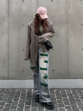 「CLEIO（クレイオ）のアイテム」を使った、pi8819さん（レディース・159cm）の冬コーディネート