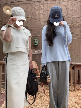 ERIKAさん（レディース・158cm）の夏コーディネート