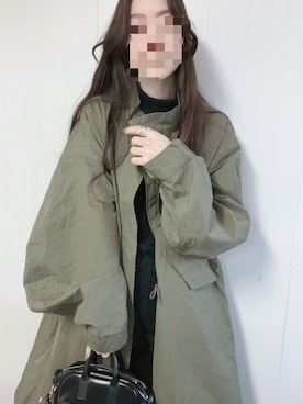 ERIKAさん（レディース・157cm）の冬コーディネート