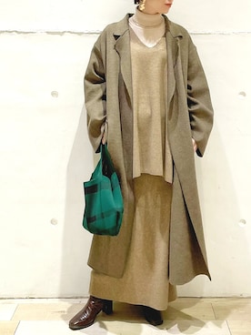 「レプシィム(LEPSIM)」｜「アイテム（その他アウター）」を使った、maiさん（レディース・153cm）の冬コーディネート