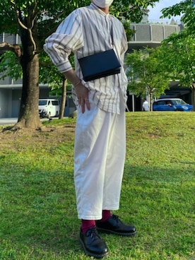 「CLANE（クラネ）のアイテム」を使った、低身長の希望になるさん（メンズ・164cm）の春コーディネート