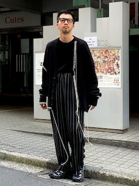 「OUAT（オーユーエーティー）のアイテム」を使った、中野内孝哉【吾亦紅】さん（メンズ・165cm）の夏コーディネート