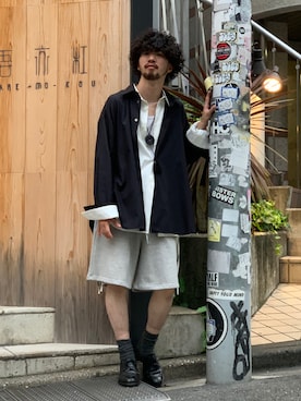 中野内孝哉【吾亦紅】さん(メンズ・165cm)の夏コーディネート