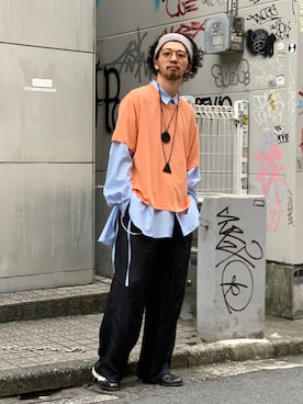 中野内孝哉【吾亦紅】さん（メンズ・165cm）の夏コーディネート