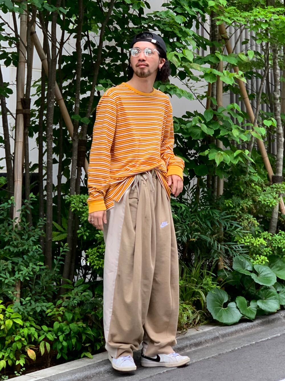 BLESS - bless n° 55 グレー × ピンク 赤 グレンチェック ウール