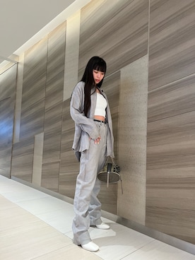 「DIESEL」｜「アイテム（ブーツ）」を使った、RINONNOさん（レディース・168cm）の秋コーディネート