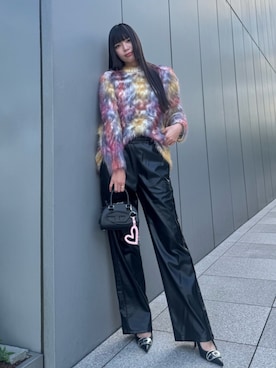 「アイテム（キーホルダー）」を使った、RINONNOさん（レディース・168cm）の秋コーディネート