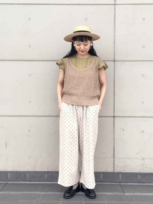 セール】リネン混ストレートパンツ（その他パンツ）｜Samansa