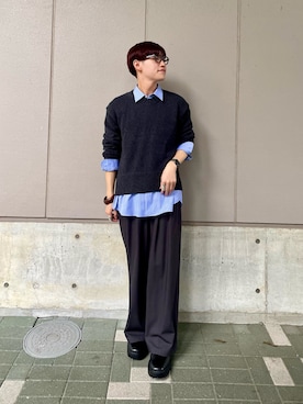 「URBAN RESEARCH（アーバンリサーチ）のアイテム（シャツ/ブラウス）」を使った、kengoさん（メンズ・169cm）の秋コーディネート