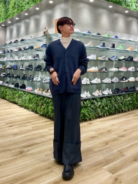 「アイテム（カーディガン/ボレロ）」を使った、kengoさん（メンズ・170cm・20代）の冬コーディネート