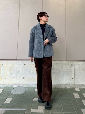 「URBAN RESEARCH」｜「アイテム（ジャケット/アウター）」を使った、kengoさん（メンズ・170cm）の冬コーディネート