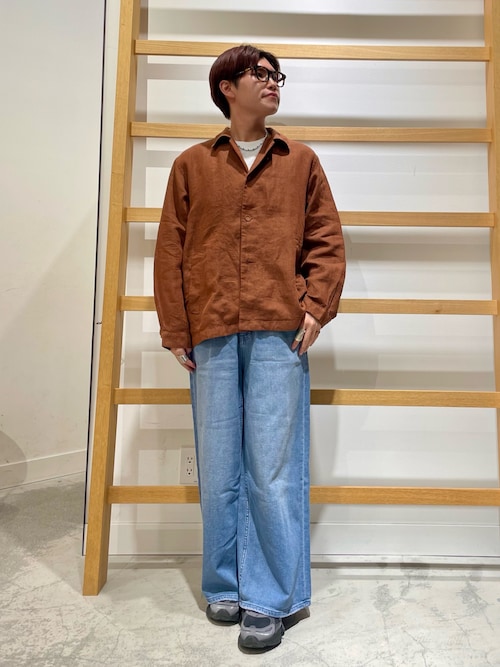 シルケットリネン シャツジャケット（その他アウター）｜URBAN