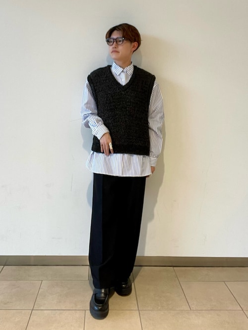 ベストSET Knit TOP PUR セール】ミックスヤーンニットベスト（ベスト）｜SENSE OF PLACE