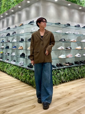 「アイテム（テーラードジャケット）」を使った、kengoさん（メンズ・169cm・20代）の秋コーディネート