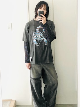 「Wrangler（ラングラー）のアイテム」を使った、kooさん（メンズ・173cm）の夏コーディネート