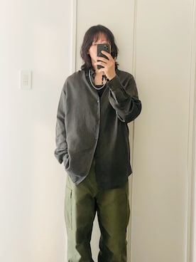 「Buzz Rickson's（バズリクソンズ）のアイテム（パンツ）」を使った、kooさん（メンズ・173cm）の夏コーディネート