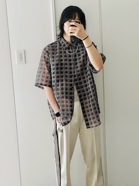 「Needles（ニードルス）のアイテム」を使った、kooさん（メンズ・173cm）の春コーディネート