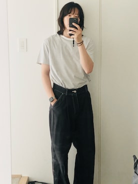 「handvaerk（ハンドバーク）のアイテム」を使った、kooさん（メンズ・173cm）の夏コーディネート