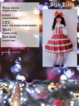 「アイテム（カチューシャ）」を使った、ピーピーエイドさん（レディース・169cm）の冬コーディネート