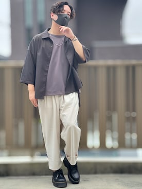 小倉祐樹さん（メンズ・165cm）の夏コーディネート