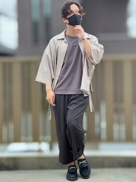 小倉祐樹さん（メンズ・165cm）の夏コーディネート