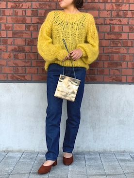 「スエードシューズ」｜「アイテム（パンプス）」を使った、arisaさん（レディース・156cm）の秋コーディネート
