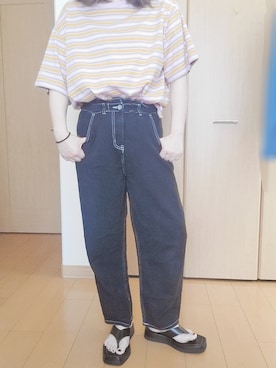 「ジーユーコーデ」｜みぃさん（レディース・158cm）の夏コーディネート