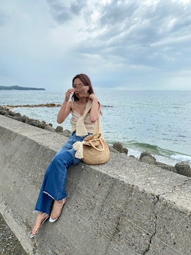 risaさん（レディース・157cm）の夏コーディネート