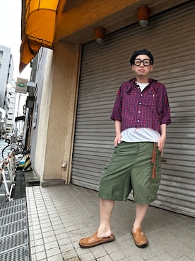 「アイテム（ファッション雑貨）」を使った、ひろまるさん（メンズ・170cm）の秋コーディネート