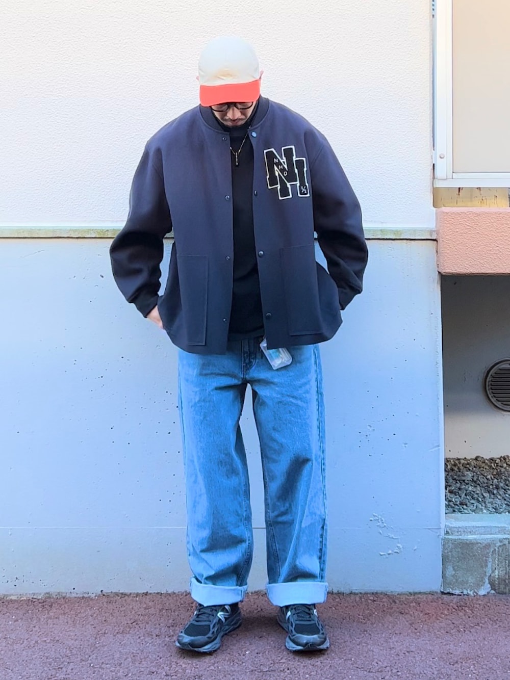 未使用に近い　サンダース　スティーブンアラン別注　キャップトゥ　6 1/2 ISLAND SLIPPER × 2nd】ツートーンクロムエクセルレザーサンダル