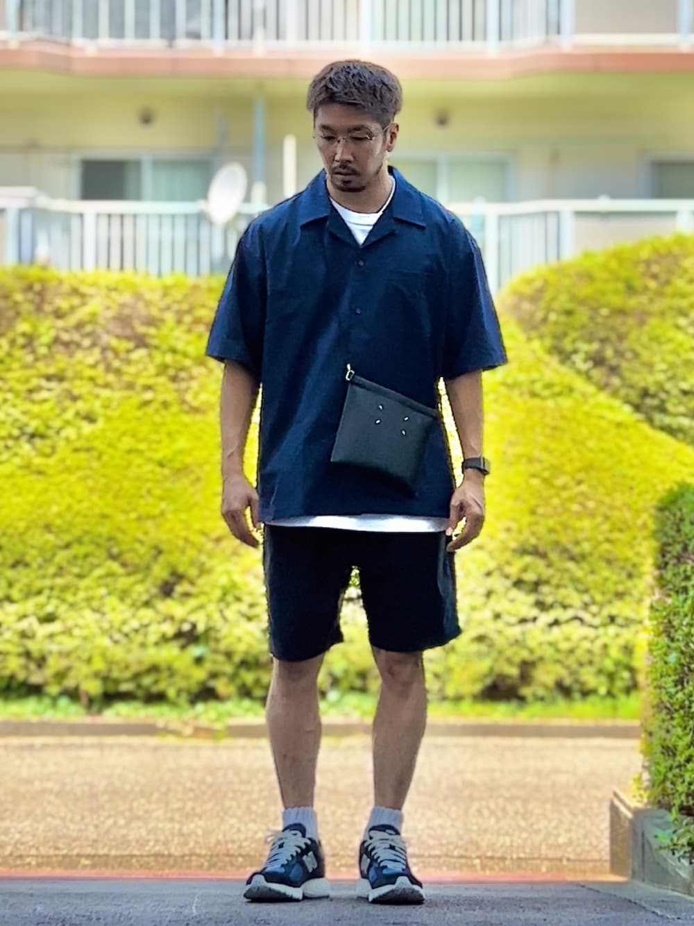N i s s yさんの「＜CHITOSE＞×＜info. BEAUTY&YOUTH＞ KAPPO SHIRT（BEAUTY&YOUTH UNITED ARROWS）」を使ったコーディネートの1枚目の写真